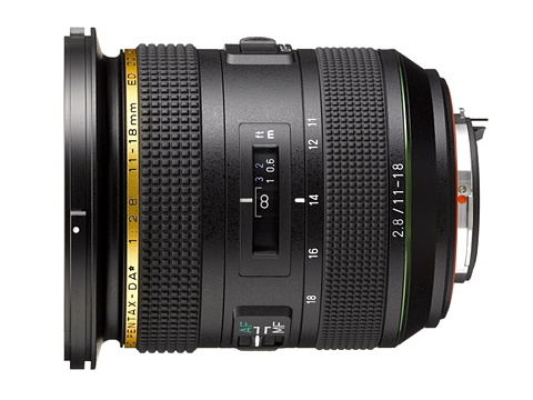 ペンタックスのAPS-C超広角ズーム「DA☆11-18mmF2.8ED DC AW」が発売に