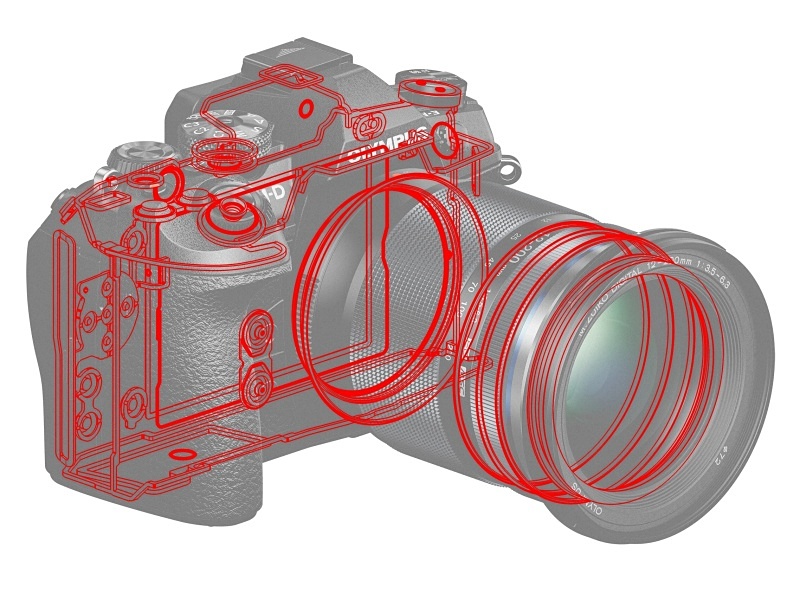 M.ZUIKO PROシリーズ同等というシーリング。