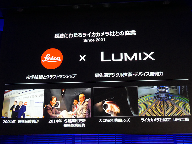 ドイツのライカカメラ社との協業。