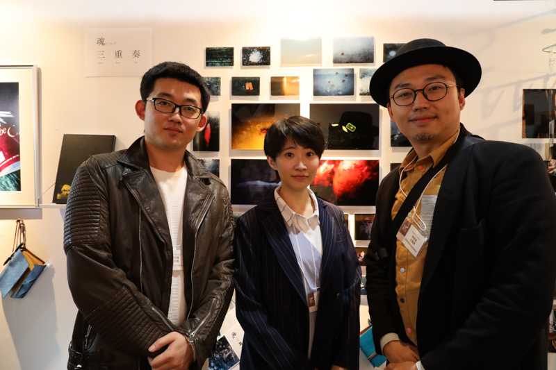 右からKevin Yangさん、Èmilieさん、Ylanさん