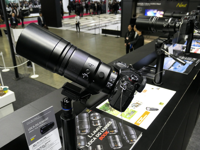 LEICA DG ELMARIT 200mm / F2.8 / POWER O.I.S.をはじめとする望遠レンズの体験コーナー。