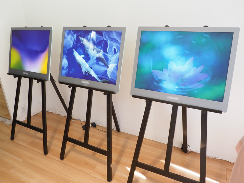 投光パネルを利用した場合