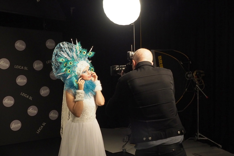 もともとライカSLはこういう用途を想定して作られたカメラだと思う。ライカSLの発表会に併設されていたテスト撮影コーナー。