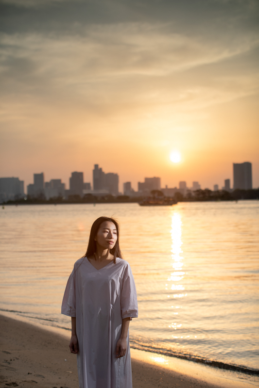 ストロボ使用（オレンジフィルター併用）