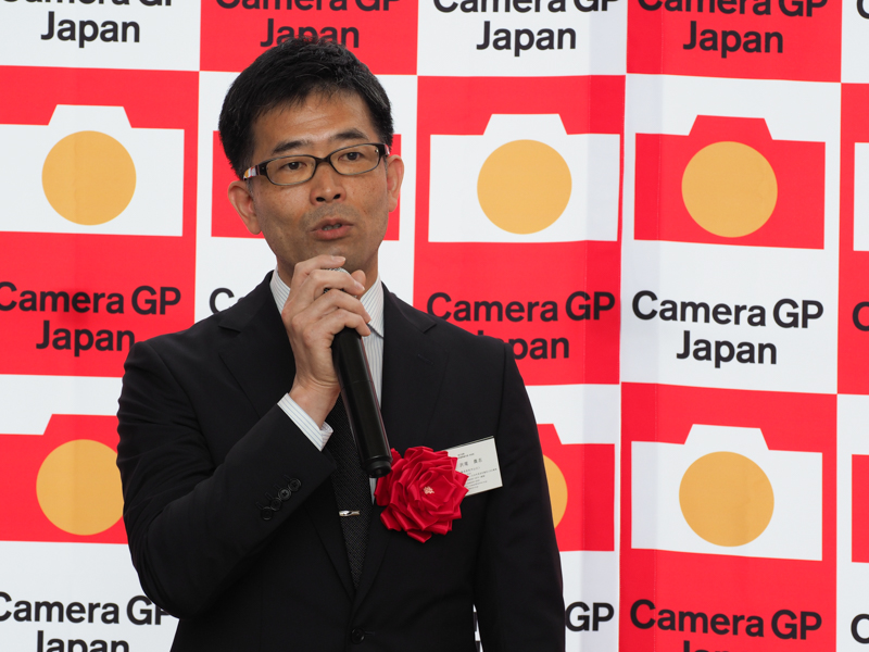 沢尾貴志氏（株式会社タムロン 映像事業本部 執行役員本部長）。