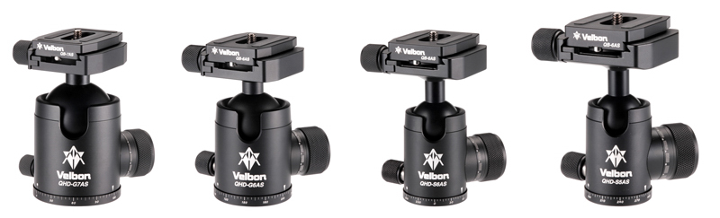 左からQHD-G7AS、QHD-G6AS、QHD-S6AS、QHD-S5AS。