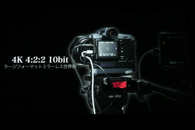 動画撮影機能では、同フォーマット世界初という4K 4:2:2 10bitに対応。