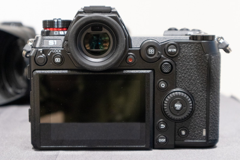 LUMIX S1の背面