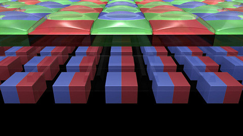 キヤノン「デュアルピクセルCMOS AF」の模式図。<a href="https://dc.watch.impress.co.jp/docs/news/interview_dcm/716732.html" class="n" target="_blank">メーカー直撃インタビュー：伊達淳一の技術のフカボリ！ キヤノン「EOS M3」</a>より。