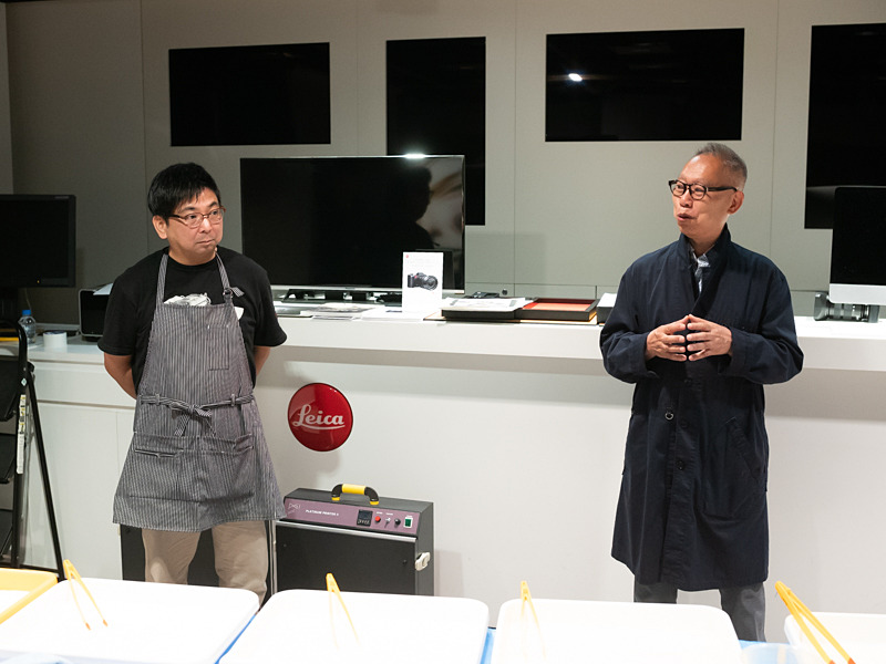 久保元幸氏（右）、森谷修氏（左）。