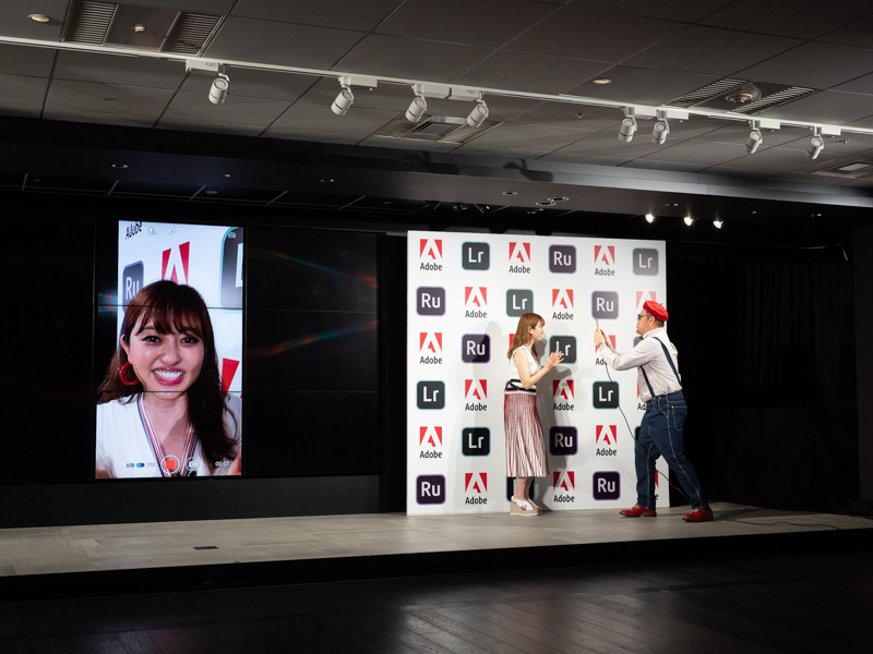 Adobe Premiere Rushで動画を撮影。菊地さんがお父さんへの感謝を込める。