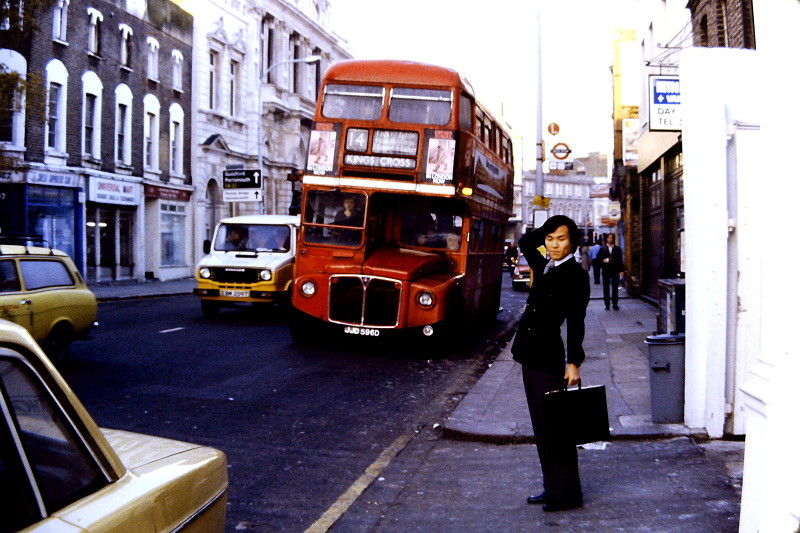 1980年。F3発売直後、電気系修理の講習のために欧州8か国を行脚した。