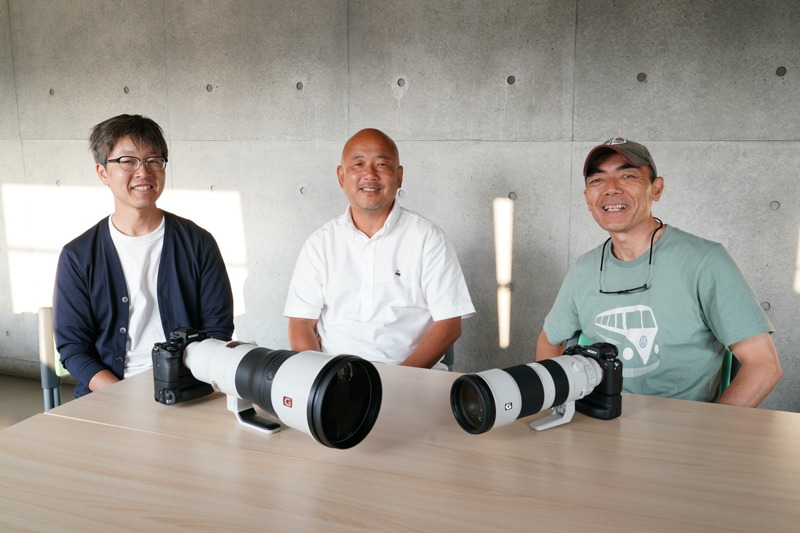 プロスポーツ写真家のみなさん。左から小川和行さん、奥井隆史さん、赤木真二さん。