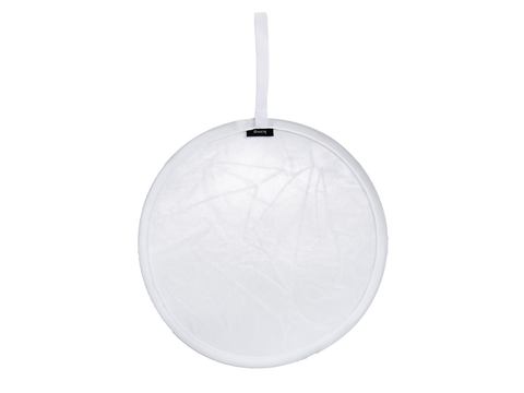 KING スタンダードレフ (リバーシブルタイプ) 130cm 白枠 ホワイト&シルバー 819369 Kingのレフ板が白枠に 枠が目立ちにくく - デジカメ Watch