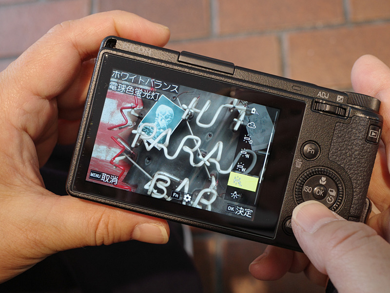 撮影後に「RAW現像」機能で色味を追い込む。