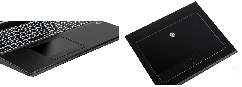 新型指紋リーダー部