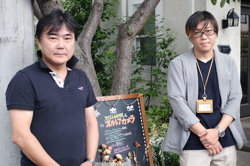 お話を聞いた斎藤さん（左）と木野さん（右）。