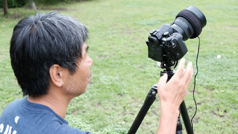 必須機材をセットしたところ