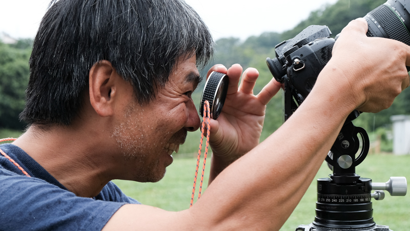 ルーペは、ピント面を拡大して確認するときに便利なアイテムです。