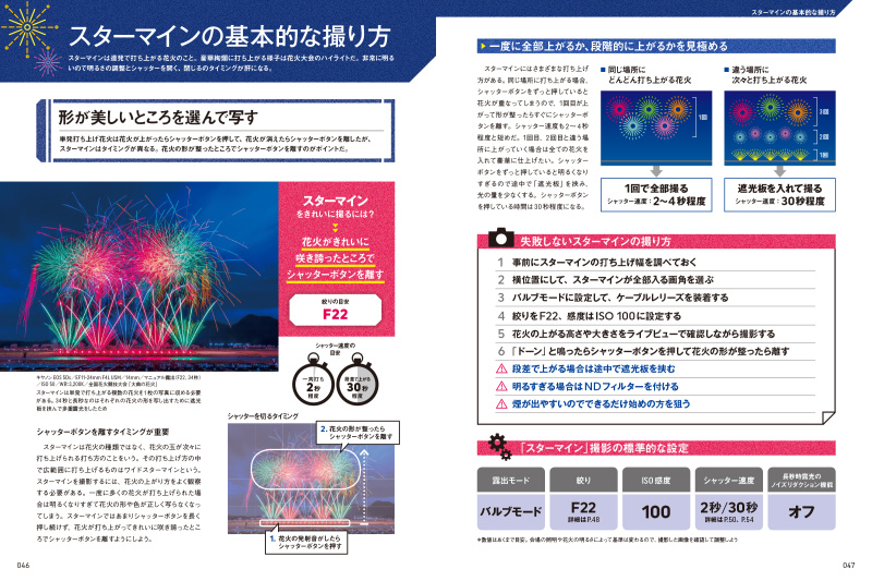 「夜の絶景写真 花火編」（インプレス）