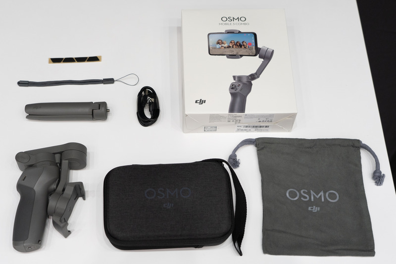 OSMO MOBILE 3 コンボのセット内容。