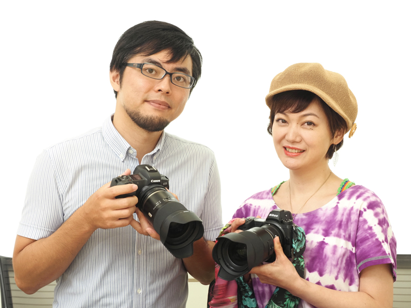 左から中原一雄さん、水咲奈々さん