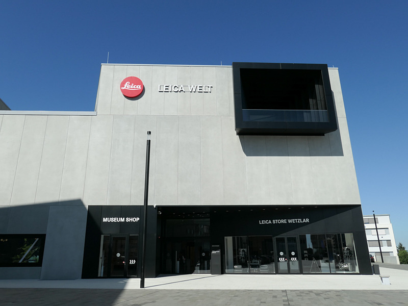 2018年に新設された「LEICA WELT」（独Welt=英World）という建物内に、エルンスト・ライツ・ミュージアムがオープン。