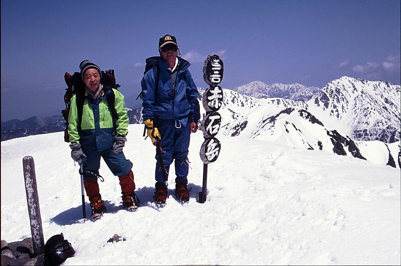 1999年。南アルプス赤石岳