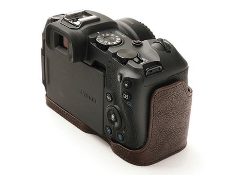X-Tふた桁機、ライカQ2、EOS RP対応のレザー製ボディケース - デジカメ