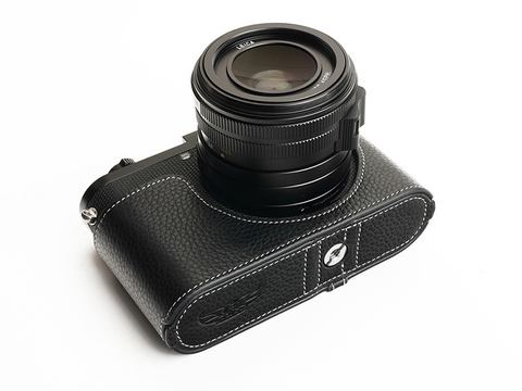 X-Tふた桁機、ライカQ2、EOS RP対応のレザー製ボディケース - デジカメ