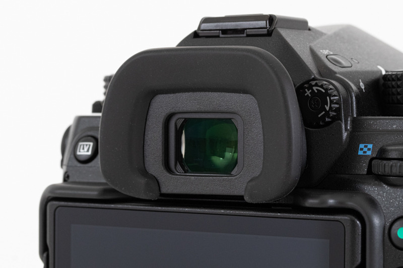 K-1 Mark IIのファインダー接眼部。
