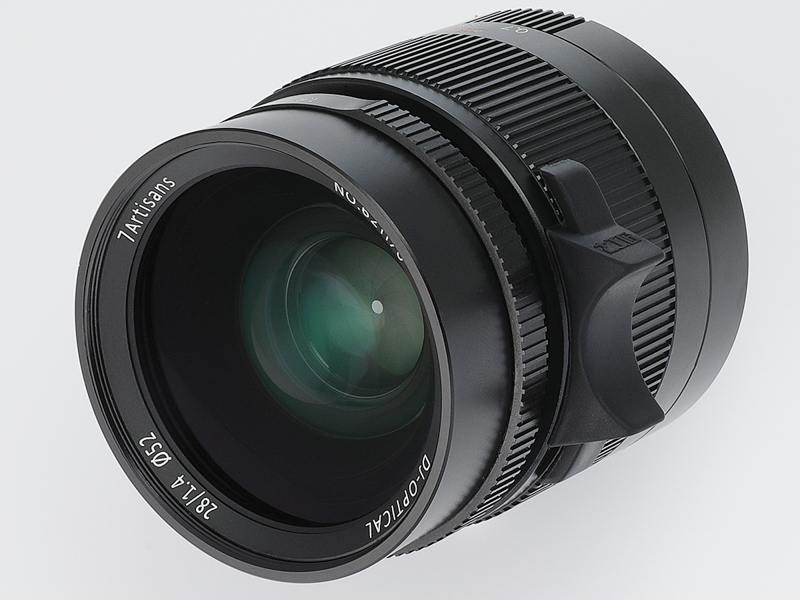 取り付けイメージ。レンズは七工匠 7Artisans 28mm F1.4 ASPH