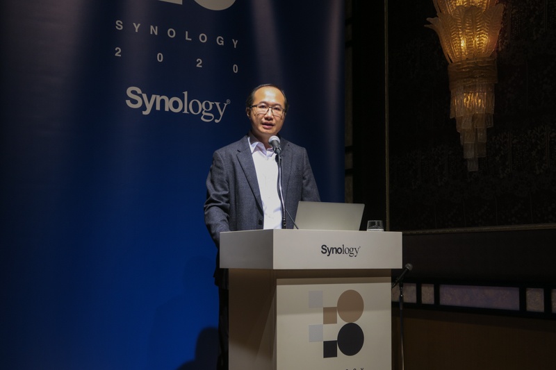 Synology Japan株式会社の代表取締役社長、蔡明宏氏。