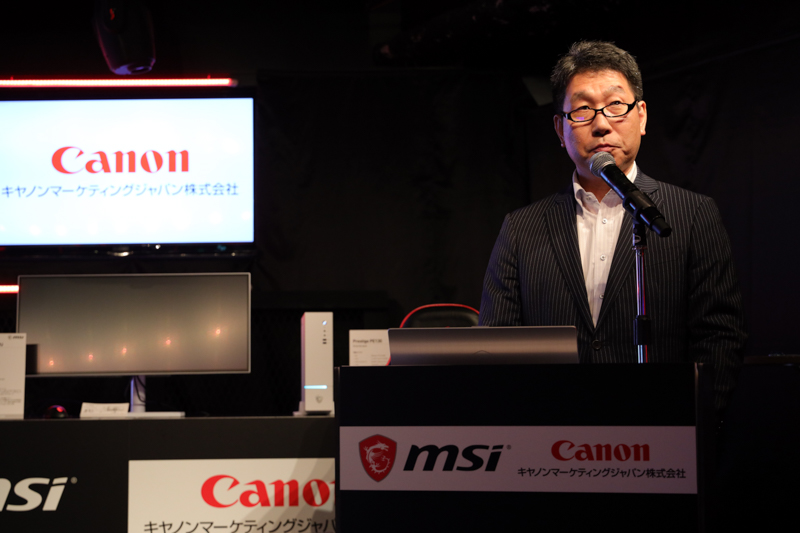 大井正博氏（キヤノンマーケティングジャパン株式会社 コンスーマビジネスユニット ITプロダクト営業部 部長）