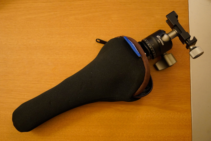 MT-03 + LH-25のみ付属の専用ケースはLH-25込みのサイズになっており、持ち運びの際、カバンに突っ込みやすい。