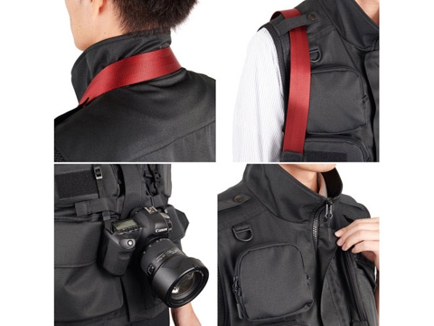 ハクバ、GW-PRO REDシリーズ初のカメラマンベスト - デジカメ Watch