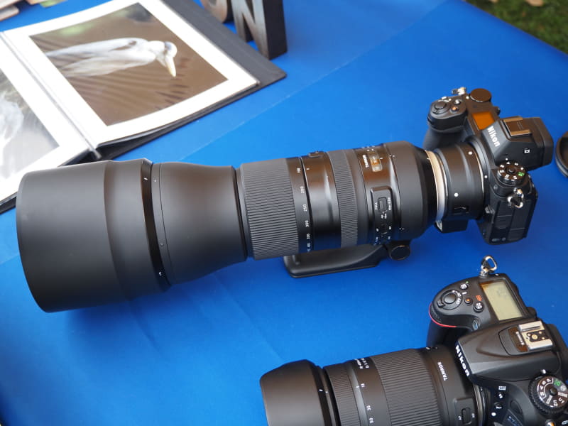 こちらも手に取る人が多かったという「SP 150-600mm F/5-6.3 Di VC USD G2」。