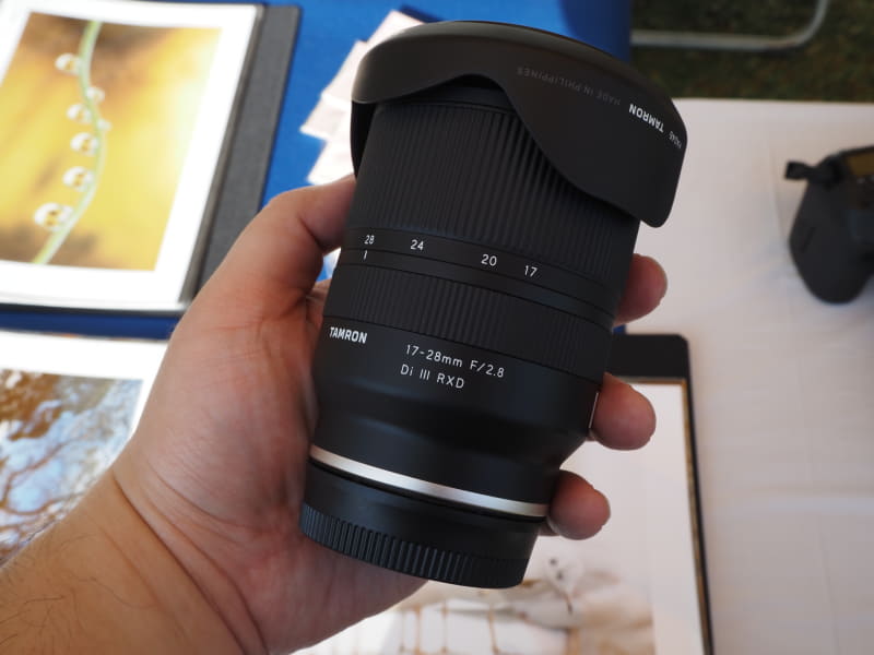 7月発売の「17-28mm F/2.8 Di III RXD」（Model A046）。