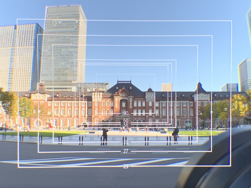 ブライトフレームを表示