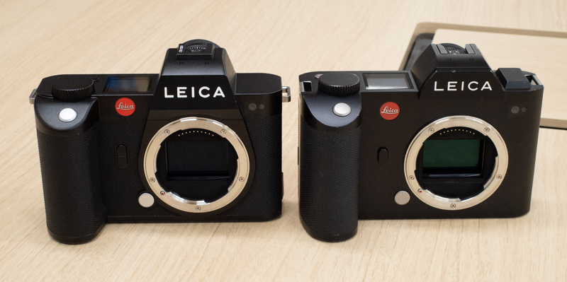 左からライカSL2、ライカSL。