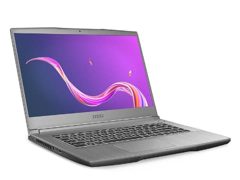 MSI、インテルCore i7-10710U搭載のクリエイター向け14インチPC