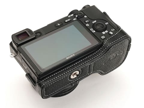 美品】SONY α6400 シルバー(ショット数4100枚) 純正ケース付