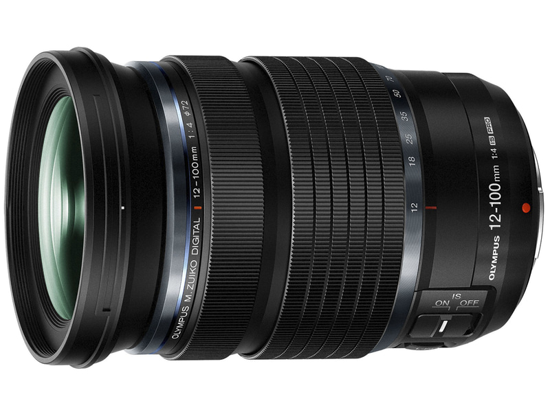 対象製品のひとつ「M.ZUIKO DIGITAL ED 12-100mm F4.0 IS PRO」