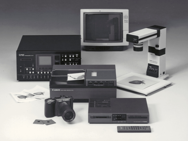 キヤノンスチルビデオシステム（スチルビデオカメラRC-701など）