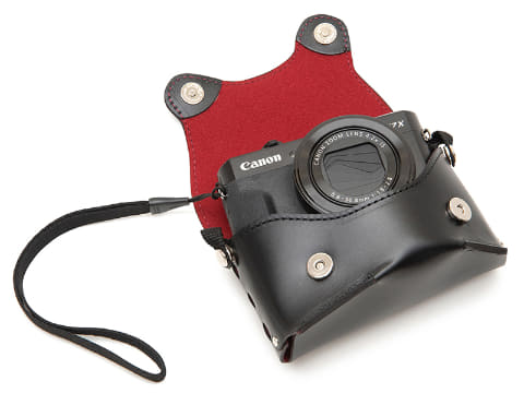 キャノンパワーショットG7 デジタルカメラ「本革ケース」+付属品あり