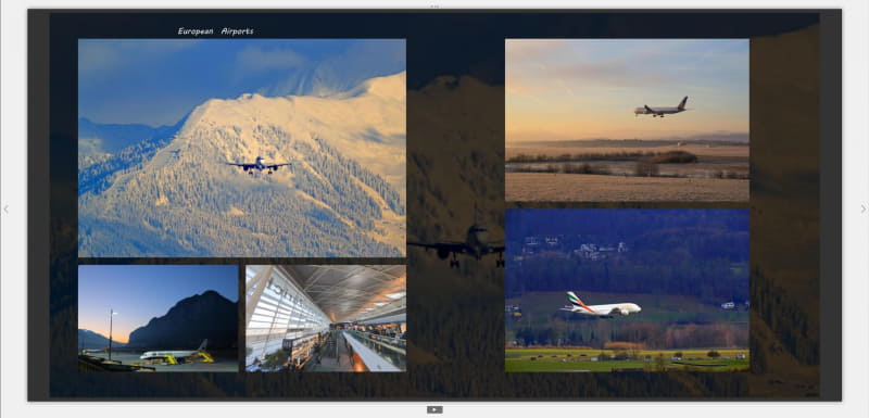 PC版アプリでチャーリィ古庄さんのフォトブックを開いたところ。