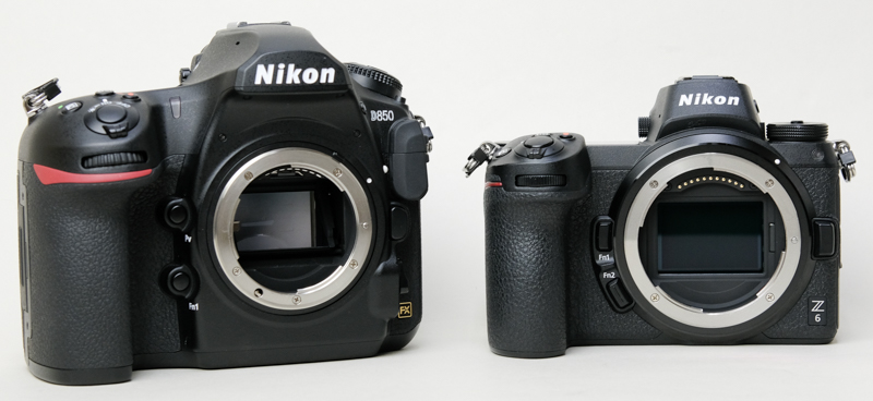 同時に持ち歩いたD850とZ 6