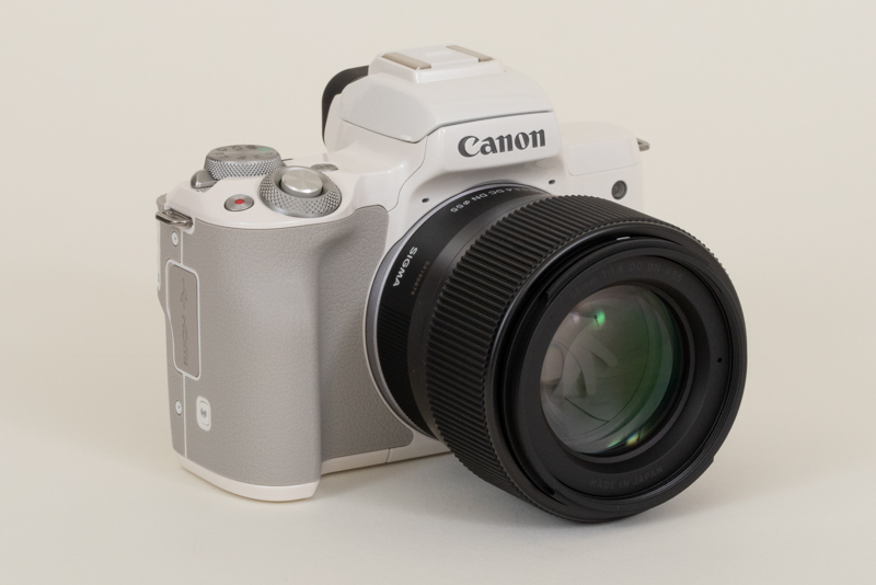 EOS Kiss Mに装着したところ