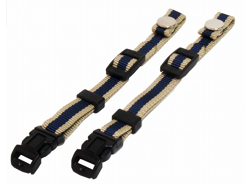 べージュー/ダークブルー