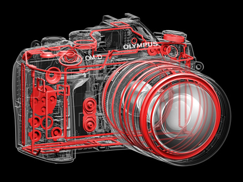 オリンパス、新エンジンTruePic IX搭載の「OM-D E-M1 Mark III